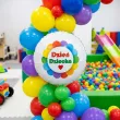 balon foliowy teczowy dzien dziecka 18 rnd