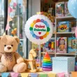 balon foliowy teczowy dzien dziecka 18 rnd