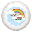 balon foliowy teczowy dzien dziecka dzieci 18 rnd