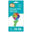 balon foliowy teczowy kwiatek godan 15 shp