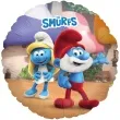 balon foliowy the smurfs papa smerf i smerfetka party factory 18 cali rnd