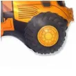 balon foliowy traktor pomaranczowy flexmetal 14 shp