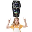 balon foliowy trumna happy halloween czarny amscan 27 shp