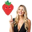 balon foliowy truskawka betallic 26 shp