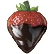 balon foliowy truskawka w czekoladzie grabo 26 shp