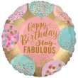 balon foliowy urodzinowa wyjatkowosc amscan 18 rnd