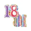 balon foliowy urodziny 18 amscan 28 shp