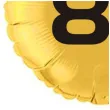 balon foliowy urodziny 80 zloty 18 rnd
