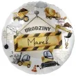 balon foliowy urodziny budowa personalizacja premioloon 17 rnd