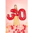 balon foliowy urodziny cyfra 1 czerwony partydeco 34 dgt