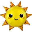 balon foliowy usmiechniete sloneczko flexmetal 14 shp