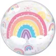 balon foliowy welcome baby tecza qualatex 22 rnd