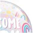 balon foliowy welcome baby tecza qualatex 22 rnd