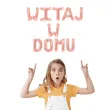 balon foliowy witaj w domu napis rozowe zloto partypal 16 10 szt ltr