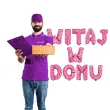 balon foliowy witaj w domu napis rozowy partypal 16 10 szt ltr