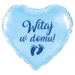 balon foliowy witaj w domu niebieski blekitny 18 hrt