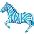 balon foliowy zebra niebieski 14 grabo shp