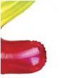 balon foliowy zelek cyfra 2 teczowy partypal 40 dgt