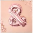 balon foliowy znak and 14 partydeco rozowo zloty