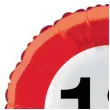 balon foliowy znak drogowy 18 czerwony top ten 18 rnd