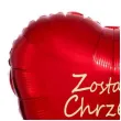 balon foliowy zostaniesz chrzestna czerwony 18 hrt
