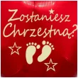 balon foliowy zostaniesz chrzestna czerwony 18 hrt