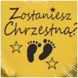 balon foliowy zostaniesz chrzestna zloty 18 hrt