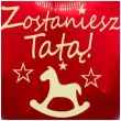balon foliowy zostaniesz tata czerwony 18 hrt