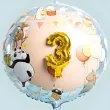 balon foliowy zwierzeta urodziny 3d folat 22 shp