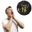balon foliowy zycie zaczyna sie po 18 czarny 18 rnd