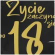 balon foliowy zycie zaczyna sie po 18 czarny 18 rnd