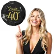 balon foliowy zycie zaczyna sie po 40 czarny 18 rnd