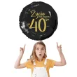 balon foliowy zycie zaczyna sie po 40 czarny 18 rnd
