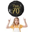 balon foliowy zycie zaczyna sie po 70 czarny 18 rnd