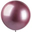 balon kula chromowana rozowy 31 orb