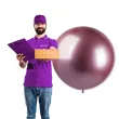 balon kula chromowana rozowy 31 orb
