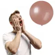 balon kula olbrzym metaliczna rozowo zlota godan 26
