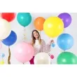 balon okragly czerwony pastel partydeco 24