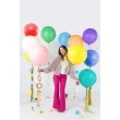balon okragly pomaranczowy pastel partydeco 24