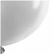 balon okragly srebrny metalik partydeco 24