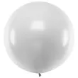 balon okragly srebrny metalik partydeco 39
