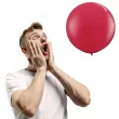 balon olbrzym classic czerwony rubin qualatex 36 2 szt