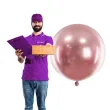 balon olbrzym glossy rose gold partydeco 24