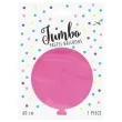 balon olbrzym pastel fuksja partydeco 60 cm