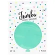 balon olbrzym pastel mietowy jasny partydeco 60 cm