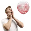 balon piankowe kuleczki czerwone transparentny dekoracjepolska 12 5 szt