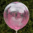 balon piankowe kuleczki fuksja transparentny dekoracjepolska 12 5 szt