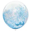 balon piankowe kuleczki niebieskie transparentny dekoracjepolska 12 5 szt