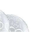 balon serca i pnacza srebrne qualatex 30 2 szt