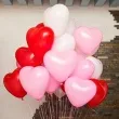 balon serce czerwony godan 10 3 szt hrt